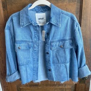 NWT | Aerie Light Weight Denim Shacket | SZ S